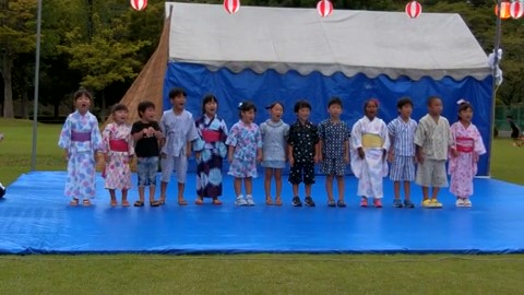 城山小学校低学年児童の歌